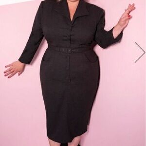 Vixen by Micheline Pitt Secretary Dress 2XL NWT
